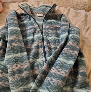 Womens Columbia quarter zip sz medium